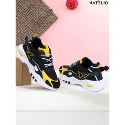 VATELIO Men Black Mesh Casual Shoes-picture-18