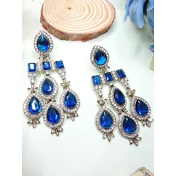 VATSALYA creation Alloy Gold- plated Turquoise Jewellery Set-picture-34