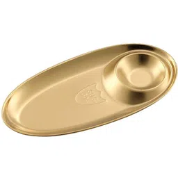 vattu Kitchen Stainless Steel Snack Plate Grid Oval Cutlery Sauce Plate Western Chip & Dip Tray-picture-32