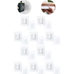 vavsu Double Sided Adhesive Hook Self Adhesive Hook for Bathroom Kitchen Hanging Hook 10-picture-25