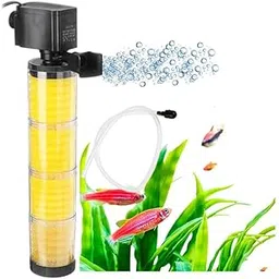 VAYINATO® BL-8500F Aquarium Filter, Upto 5ft - Fish Tank Submersible Power Filter 35w - 3 in 1 Filteration, Oxygenation and Water Flow 4 Layer by Petzlifeworld-picture-14