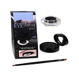VBA 2 In 1 Jet Waterproof Gel Eyeliner & Powder Cake - 7g Jet Black-picture-33