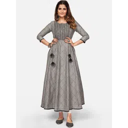vbuyz KALINI Yoke Design Embroidered Anarkali Kurta-picture-27