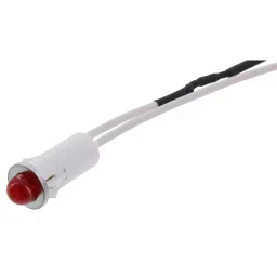 VCC PANEL MOUNT INDICATOR, LED, 12.7MM, RED, 125V, 1091M1-125VAC-picture-35