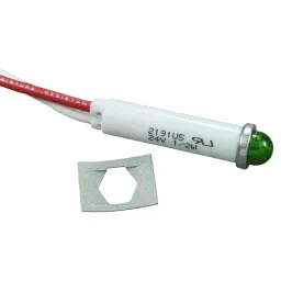 VCC PANEL MOUNT INDICATOR, LED, 7.87MM, GREEN, 24V, 2191U5-24V-picture-31