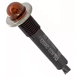 VCC PANEL MOUNT INDICATOR, LED, 9.65MM, RED, 125V, 6010M1.-picture-39