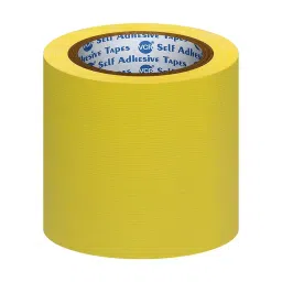 VCR 18 m x 120 mm Waterproof Textile Fibre Yellow Duct Tape, 12 Rolls Per Pack-picture-29