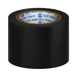 VCR 18 m x 72 mm Waterproof PVC Black Floor Marking Tape, 12 Rolls Per Pack-picture-21