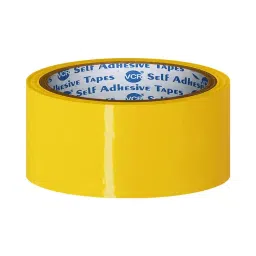 VCR 50 m x 36 mm Biaxially Oriented Polypropylene Yellow Color Tape, 96 Rolls Per Pack-picture-16
