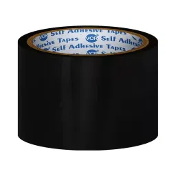 VCR 50 m x 60 mm Biaxially Oriented Polypropylene Black Color Tape, 10 Rolls Per Pack-picture-22