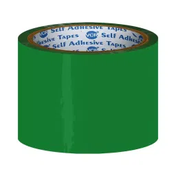 VCR 50 m x 60 mm Biaxially Oriented Polypropylene Green Color Tape, 60 Rolls Per Pack-picture-12