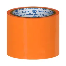 VCR 50 m x 72 mm Biaxially Oriented Polypropylene Orange Color Tape, 48 Rolls Per Pack-picture-38