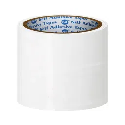 VCR 50 m x 96 mm Biaxially Oriented Polypropylene Milky White Color Tape, 36 Rolls Per Pack-picture-18