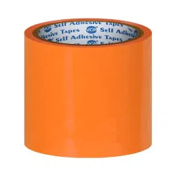 VCR 50 m x 96 mm Biaxially Oriented Polypropylene Orange Color Tape, 36 Rolls Per Pack-picture-23