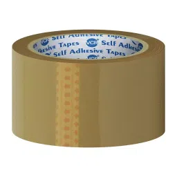 VCR 65 m x 48 mm Biaxially Oriented Polypropylene Self Adhesive Brown Cello Tape, 72 Rolls Per Pack-picture-33