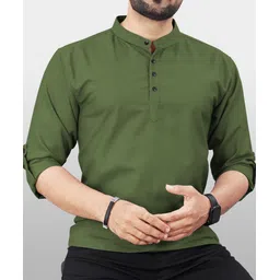 vebnor Men Solid Polyester Straight Kurta-picture-17