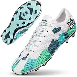 vector x Breeze High-Performance Soccer Studs Fully Embossed Synthetic Upper|Double Colour High Strength TPU Sole Football Shoes Athletic Footwear for Boys Men Players-picture-18