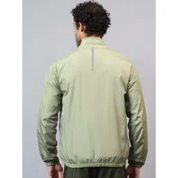 VECTOR X Men Mock Collar Solid Sports Windcheater Sporty Jacket image 3