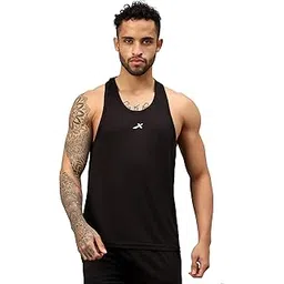 vector x Men's Quick Dry Gym & Casual or Beach Wear Regular Fit Innerwear Sleeveless Vest|Solid Stylish Round Neck Running & Fitness Workout Tank Top Sando Tee Shirt + Extended Length for Easy Tuck-picture-30