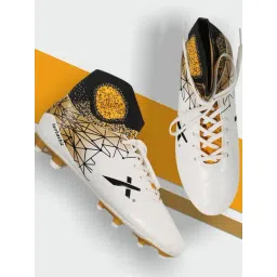 Vector X Men's White & gold Football Shoes-picture-28