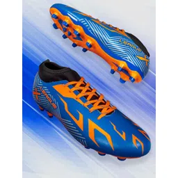 VECTOR X Unisex Printed Fixed Cleats Lace-Up Football Shoes-picture-22