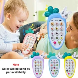 vedant enterprise Carrot Shaped Musical Toy Phone for Kids-picture-22
