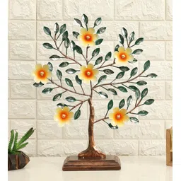 vedas Metal Multicolour Ekani Tree Table Decor image 1