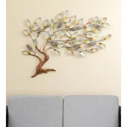 vedas Iron and Mosaic Umang Tree Multicolour Abstract Wall Art-picture-16