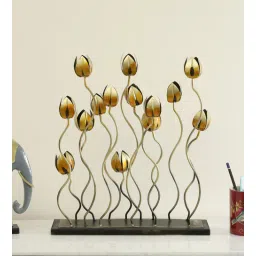 vedas Metal Curio Floral Multicolour Showpieces-picture-24