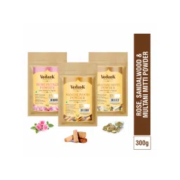 Vedask Sandal Wood Powder, Rose & Multani Mitti Powder-picture-10
