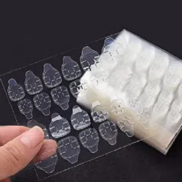 vedetic Nail Glue Stickers for Manicure(8 sheets 192 pcs) Sticker Waterproof-picture-26