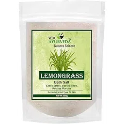 VEDICAYURVEDA Bath Salt 500g | Lemongrass & Activating Blend | Aromatherapy Salt for Stress Relief, Muscle Pain, Detox & Skin Brightening | Clears Negative Energy | Foot Soak & Full Body Spa for Men & Women-picture-47