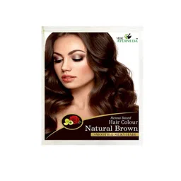 VEDICAYURVEDA Set Of 6 Henna Based Hair Color - 10 g Each - Natural Brown-picture-13