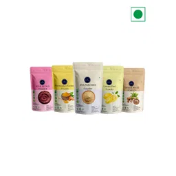 VEDICINE Set Of 5 Rose Petal Lemon Wild Turmeric Multani Mitti Sandalwood Pack-50g Each-picture-10