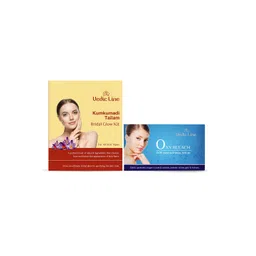 Vedicline Set Of 2 Oxy Bleach - 300 ml & Kumkumadi Tailam Facial Kit - 52 ml-picture-26