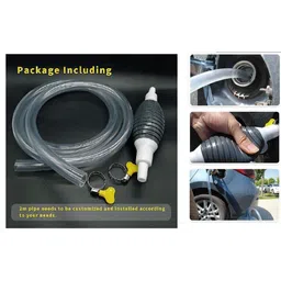 vedvit High Flow Siphon Hand Pump Portable Manual Car Fuel Transfer Pump Magnetic Aquarium Cleaner image 5