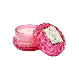 Veedaa Victorian Tea Rose Crystal Glass Scented Candle-picture-13