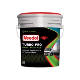 Veedol Turbo Pro + 15W-40 210 L Engine Oil For Diesel Engine Vehicles, CI-4PBS4TPP15W40-210 (Container of 210 L)-picture-12
