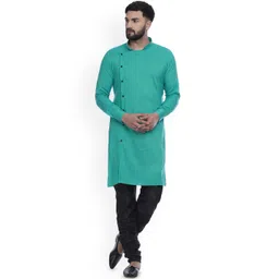 VEERA PARIDHAAN Mandarin Collar Straight Kurta-picture-34