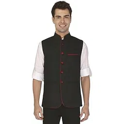 veera paridhaan Man's Black Nehru Jackets-picture-34