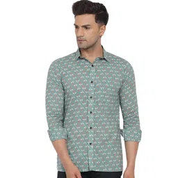 VEERA PARIDHAAN Men Floral Opaque Printed Casual Shirt-picture-10