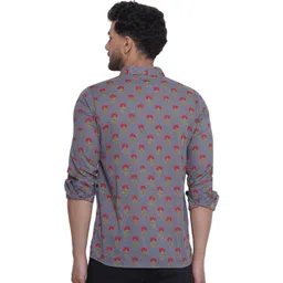 VEERA PARIDHAAN Men Floral Opaque Printed Casual Shirt image 5