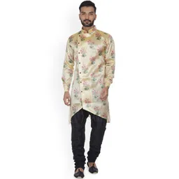 VEERA PARIDHAAN Men Floral Printed Regular Kurta with Pyjamas-picture-16