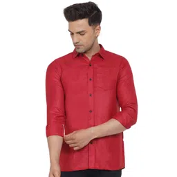 VEERA PARIDHAAN Men Opaque Printed Casual Shirt-picture-39