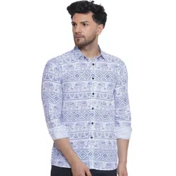 VEERA PARIDHAAN Men Opaque Printed Casual Shirt-picture-22