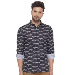 VEERA PARIDHAAN Men Opaque Printed Casual Shirt-picture-13