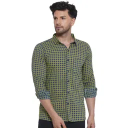 VEERA PARIDHAAN Men Opaque Printed Casual Shirt-picture-40