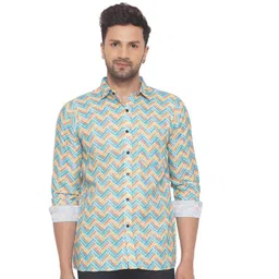 VEERA PARIDHAAN Men Opaque Printed Casual Shirt-picture-27