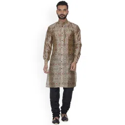 VEERA PARIDHAAN Men Thread Work Kurta-picture-31