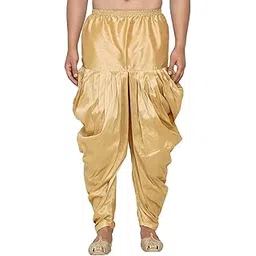 veera paridhaan Veera Paridhan Ethnic Solid Golden Dhoti for Men (VP00DHOTI_GOLDEN)-picture-11